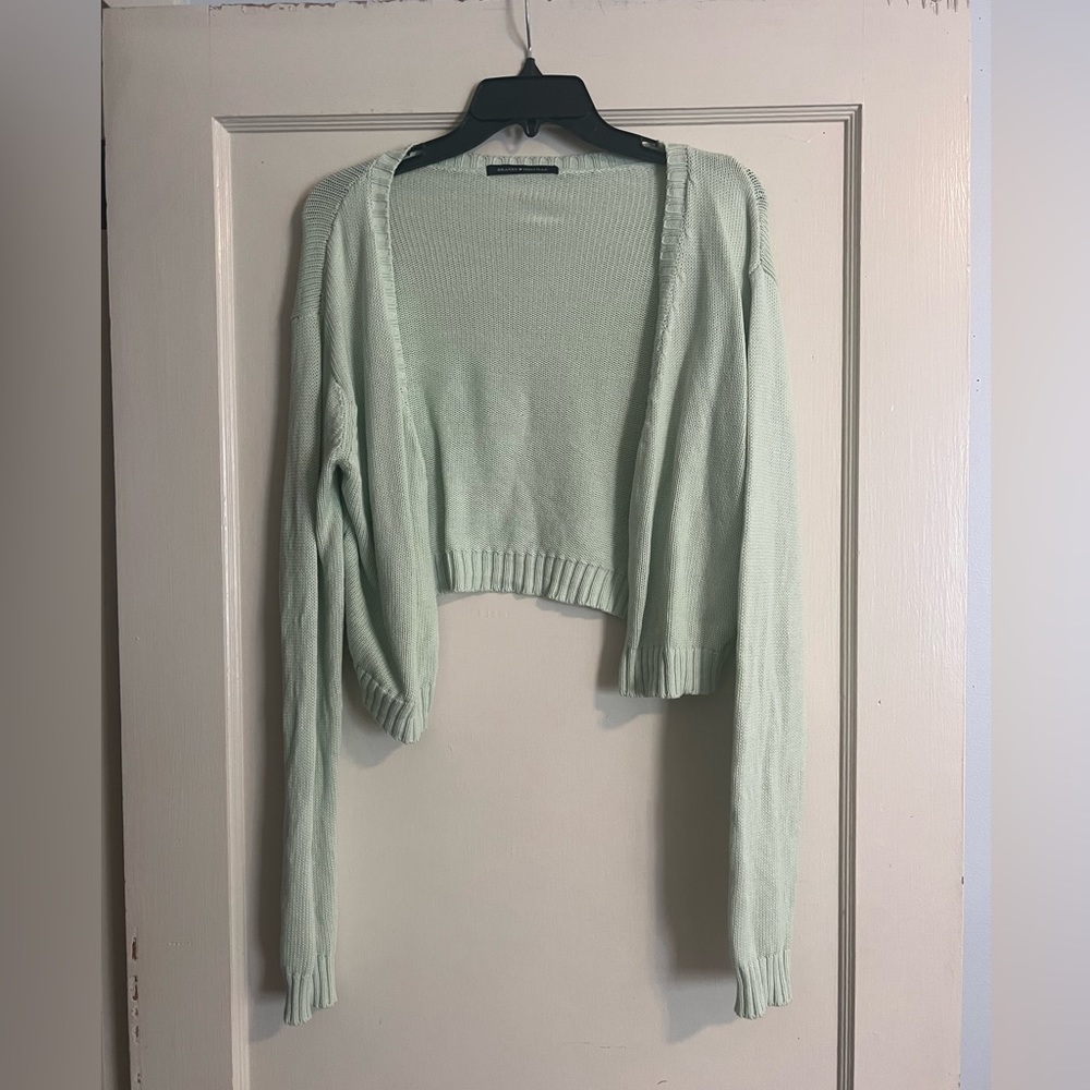 Brandy Melville Green Cardigan